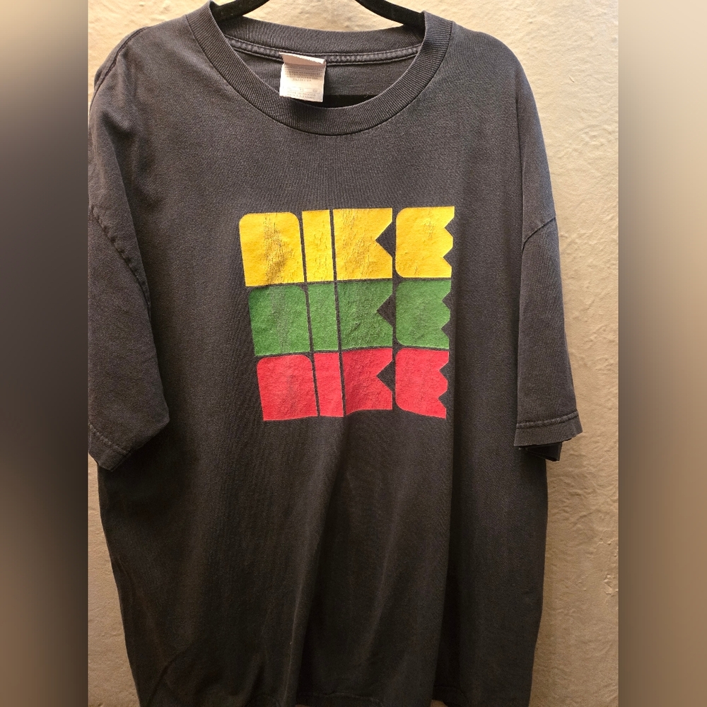 Vintage Nike Rasta Graphic T-Shirt XL | 90s Y2K Streetwear Tee